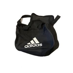 Adidas Defender Small 16"x10"x8" Black Duffel Gym Bag
